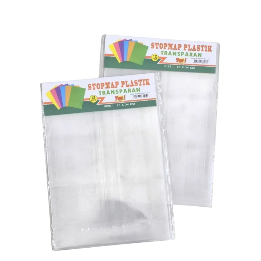 Map L You Kiky Bening Clear (12 Pcs) Dokument Plastik