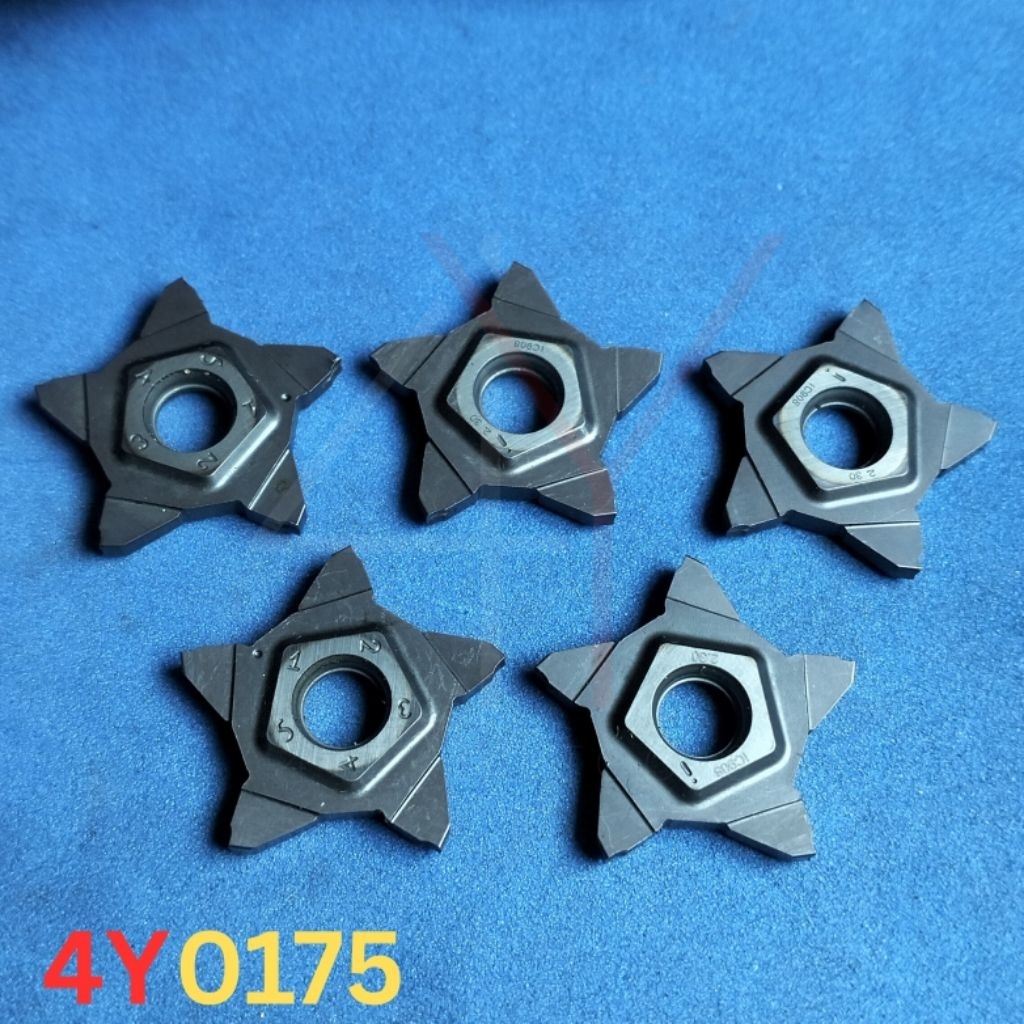 Insert PENTA 24 ISCAR 2.3mm..insert penta 24 iscar tebal 2.3mm insert potong