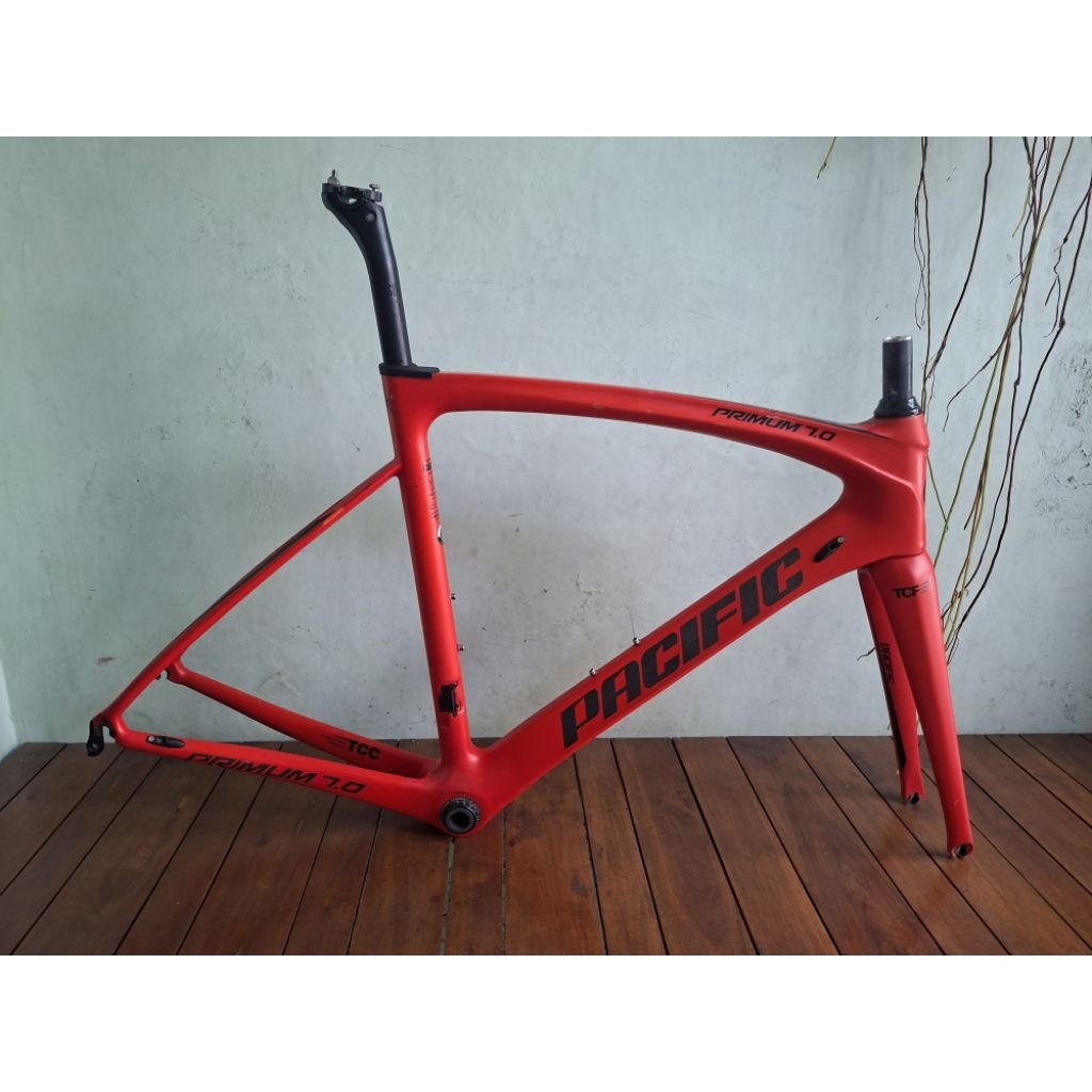 Frame roadbike full carbon pacific primum 7.0 rimbrake strattos emonda scultura