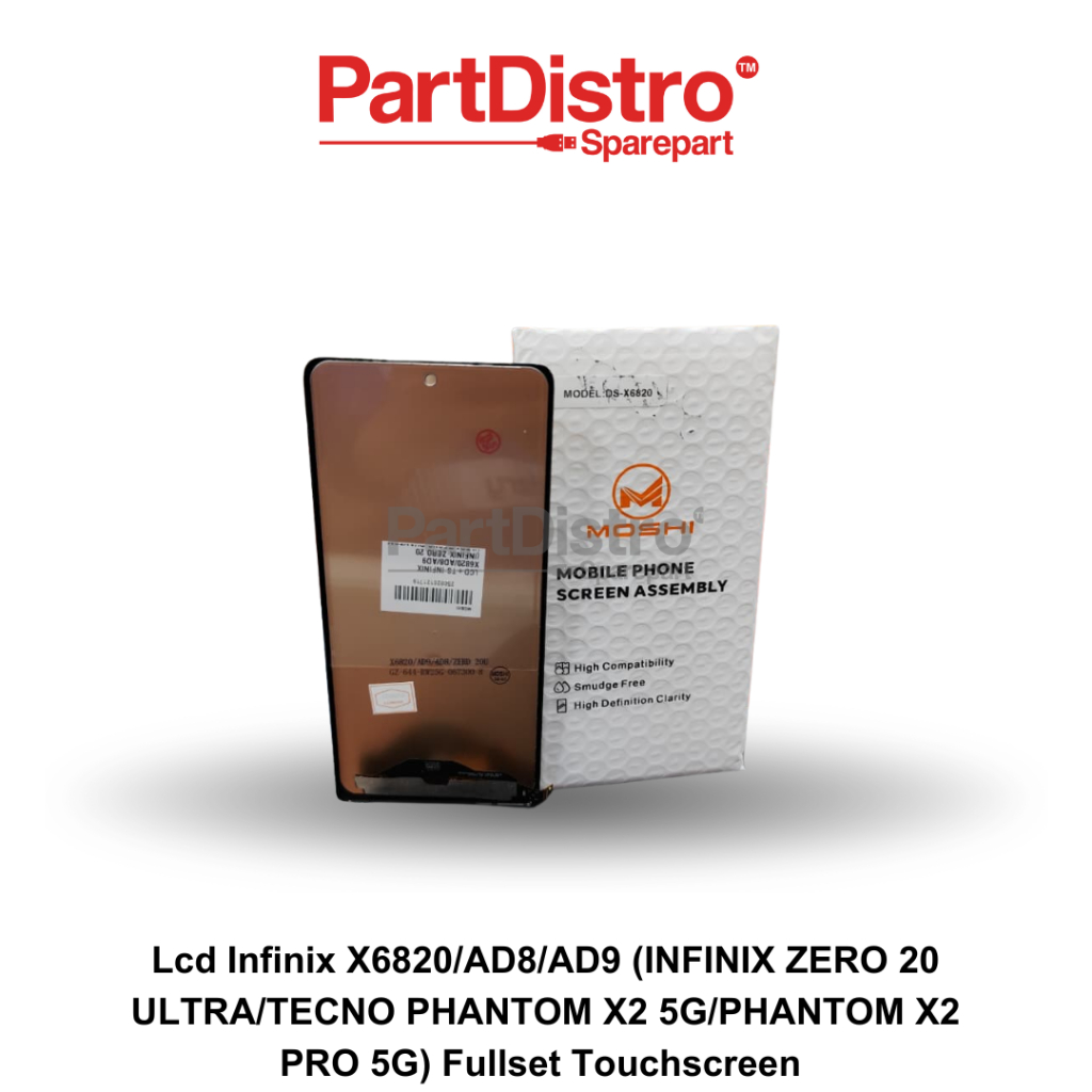 Lcd X6820 (Infinix Zero 20 Ultra/Tecno Phantom X2 5G/Phantom X2 Pro 5G) Fullset Touchscreen