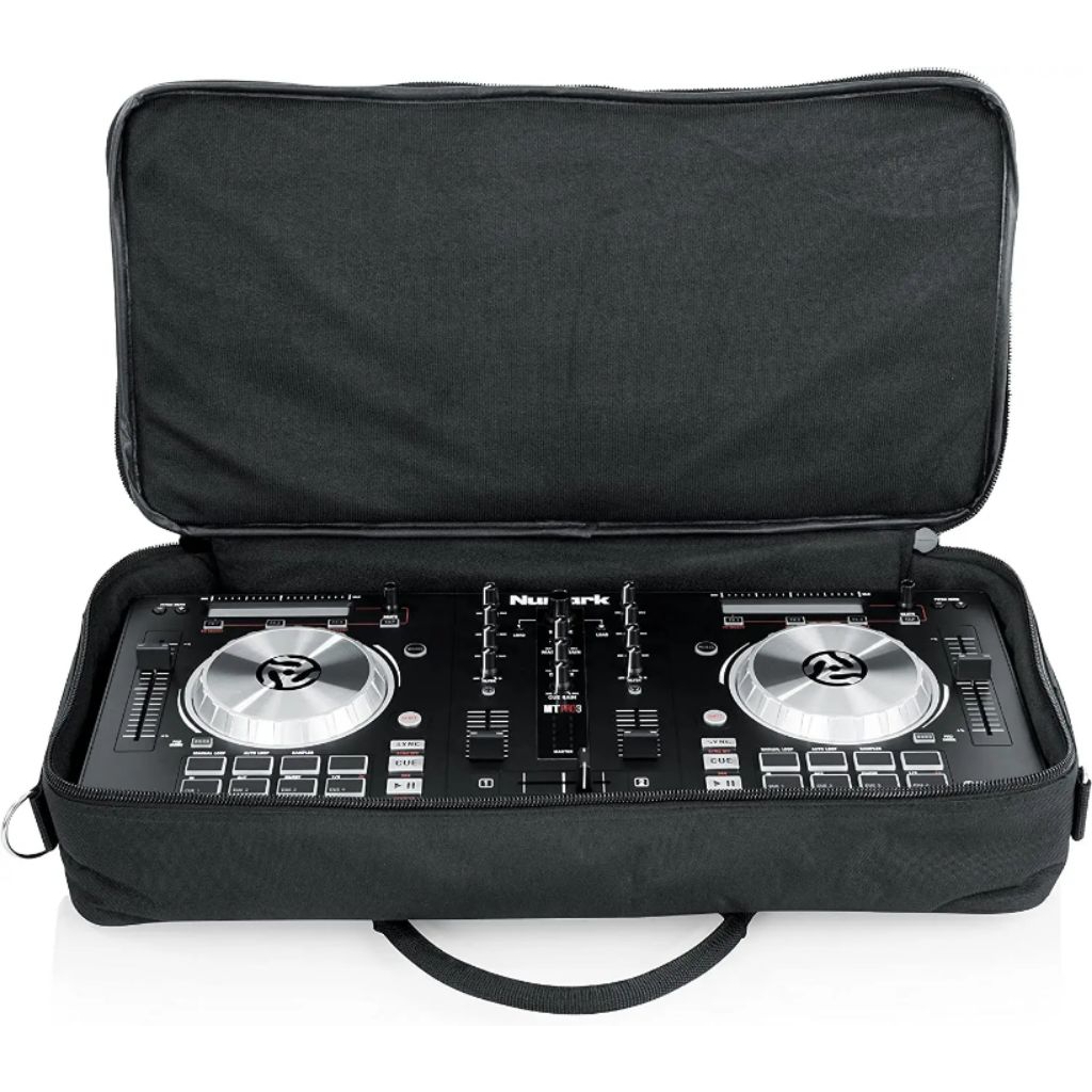 Tas pembawa pengontrol dj dengan tali bahu dan pegangan pembawa tas pembawa alat-alat dj tas dj cont