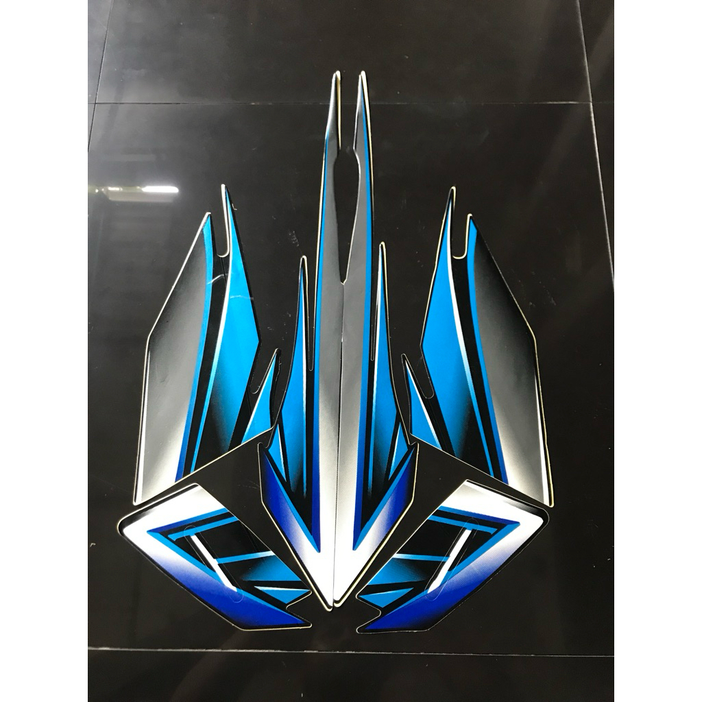 STRIPING STIKER TIGER LAMA 2004 HITAM