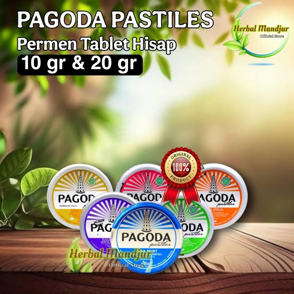 

Kemasan Ukuran dan - Permen tablet hisap membantu melegakan tenggorokan serta menghilangkan bau mulut