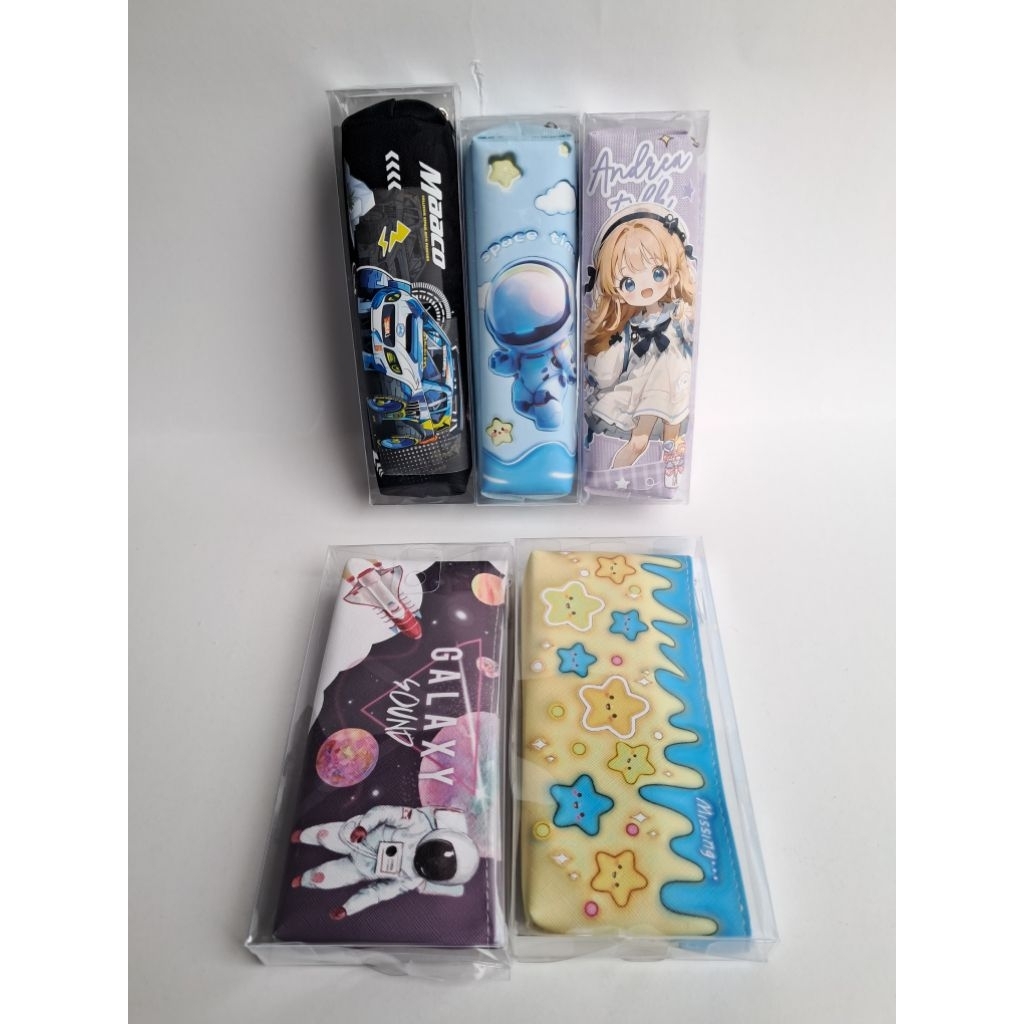 Tempat kotak pensil karakter anak anak cowo dan cewe