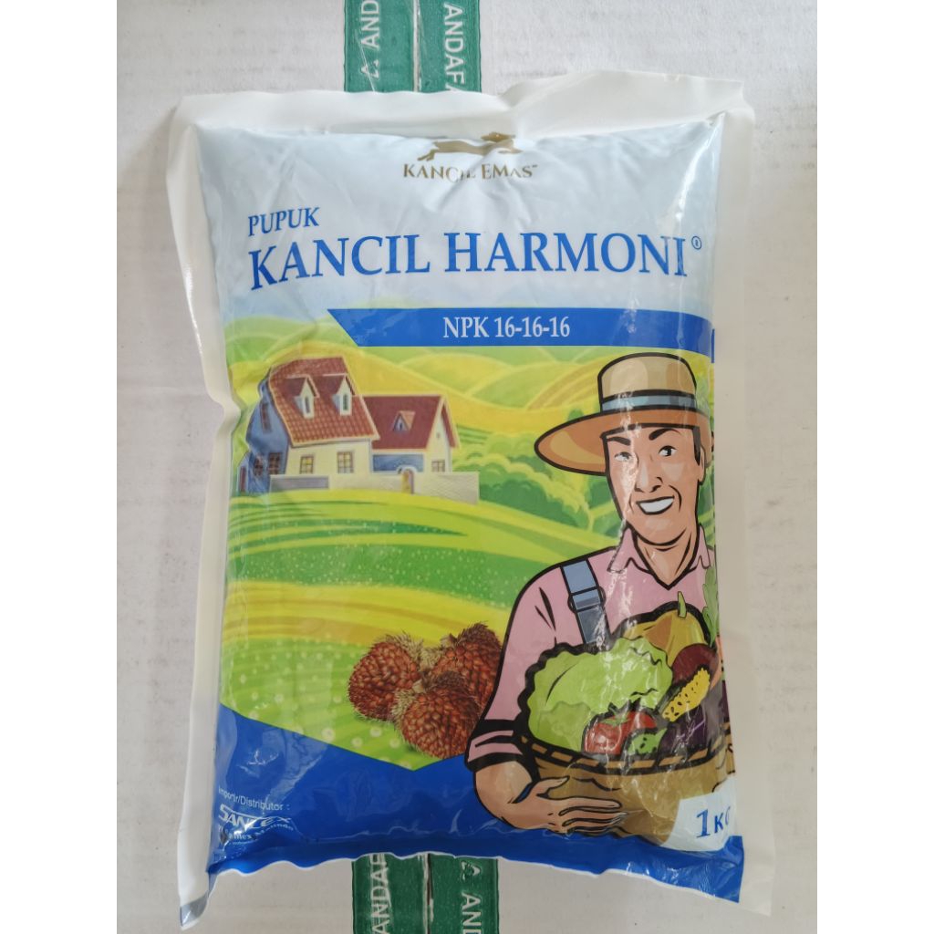 PUPUK NPK 16-16-16+TE KANCIL HARMONI 1KG