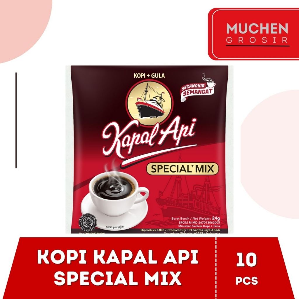 

Kopi Kapal Api Special Mix Sachet 10 Pcs