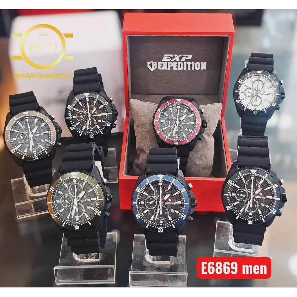 Jam Tangan Pria Expedition EXP6869 new 6869 Original Garansi Resmi