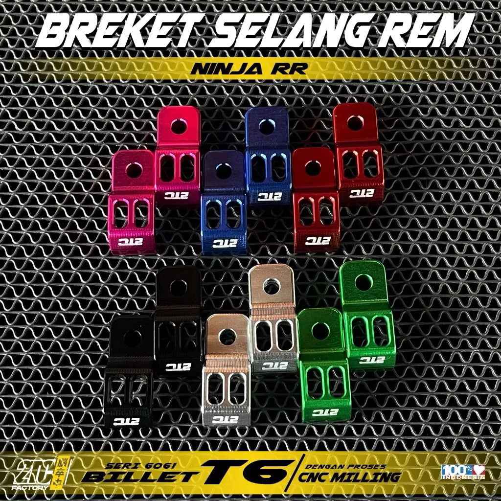 BREKET SELANG REM BELAKANG NINJA RR CNC 2TC