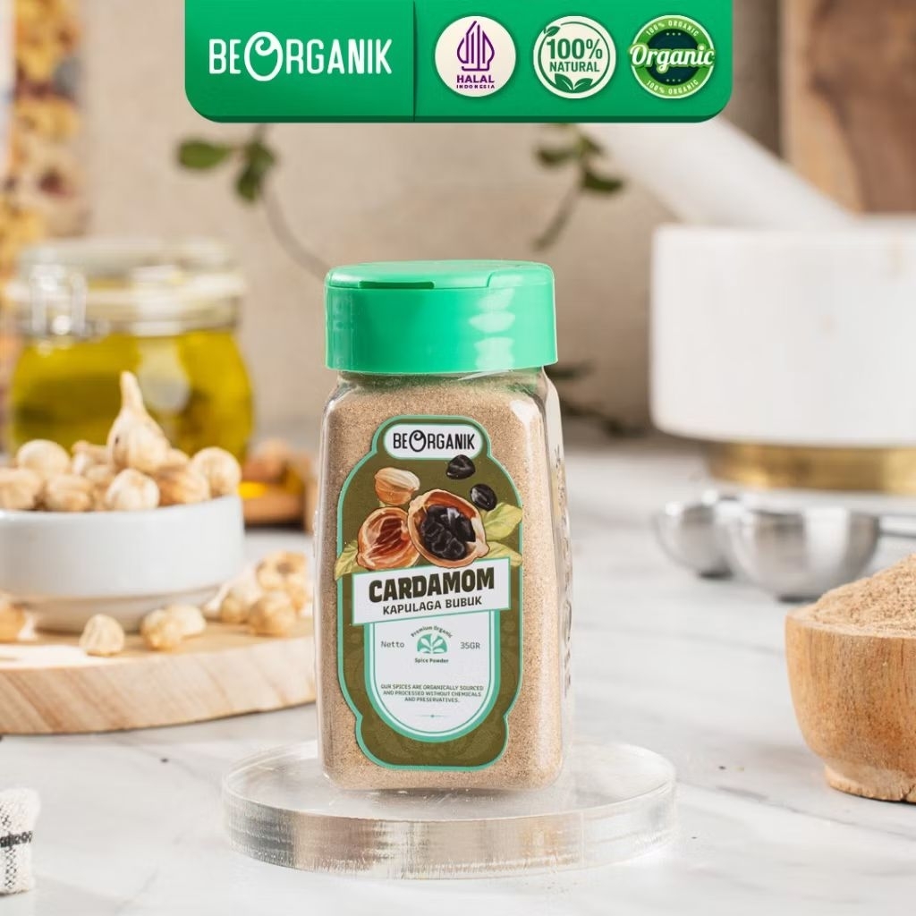 

Cardamom Kapulaga Bubuk Botol Beorganik