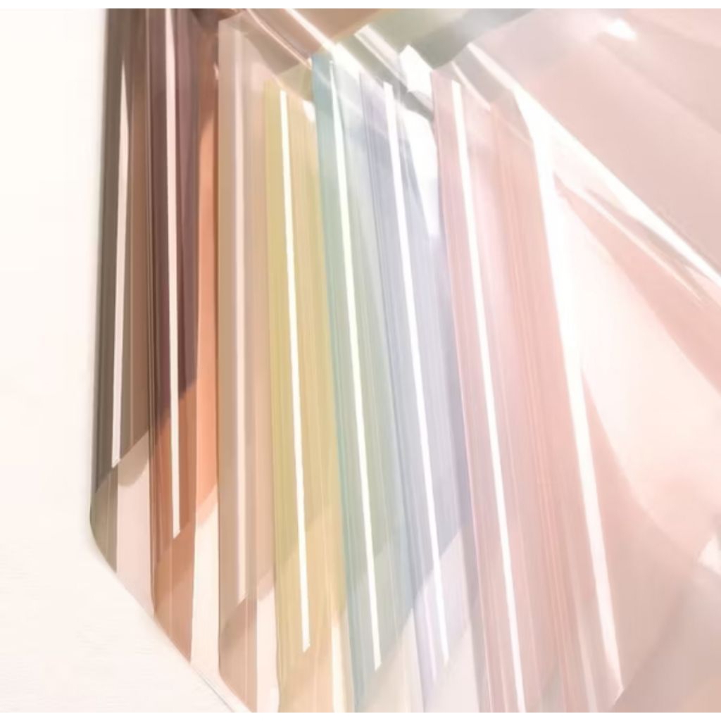 

20 lembar kertas bunga wrapping paper colour OPP transparent