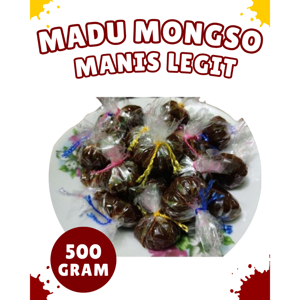 

Madu Mongso Ketan Hitam Asli Jajanan Jadul Enak Khas Jawa Manis Legit - 500 Gram