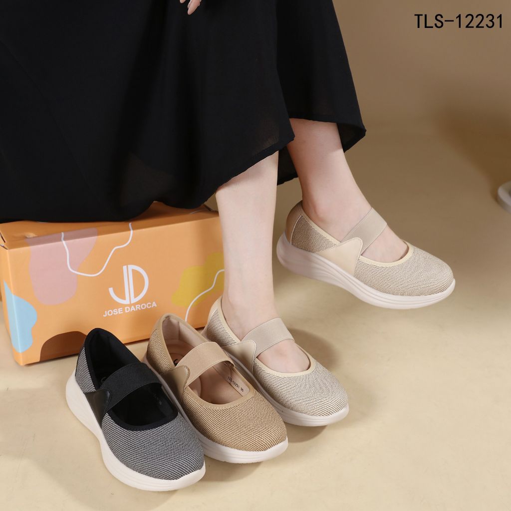 100% JOSE DAROCA 12231//KUALITAS SESUAI DESKRIPSI/ SEPATU WANITA IMPORT PREMIUM / SLOPE SHOES /SNEAK
