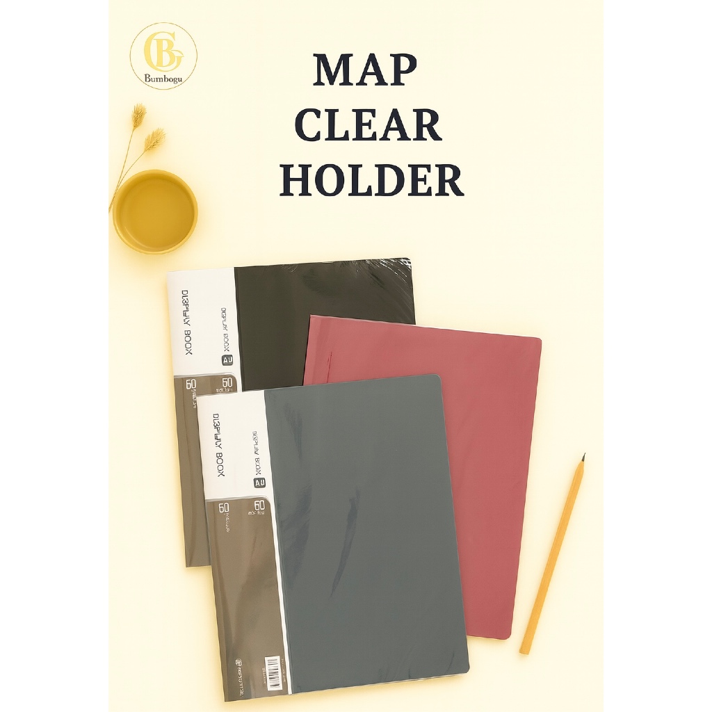 

Map Plastik Clear Holder A4/Map Dokumen Holder Folio isi 60lbr