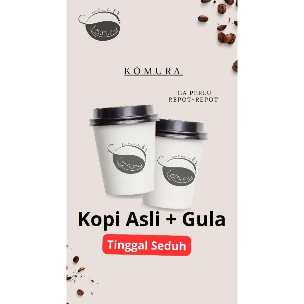 

BUBUK KOPI ASLI + GULA