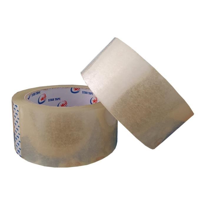 

OPP lakban Bening / Coklat Startape uk. 48mm x 90 Yard x 45 micron