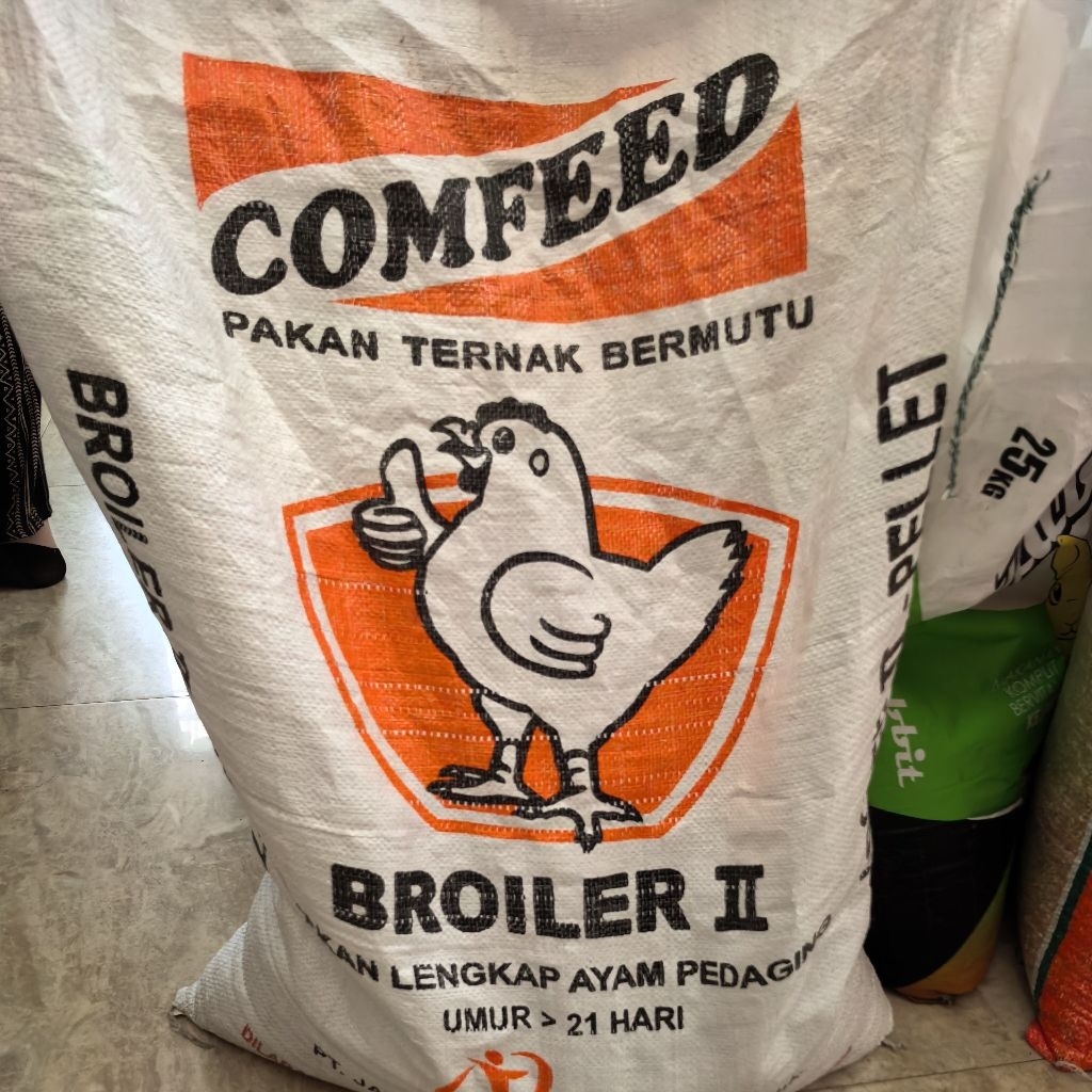 BROILER I II PAKAN TERNAK MAKANAN AYAM PEDAGING UMUR 21 HARI BR2 JAPFA COMFEED PELET CRUMBLE KASAR B