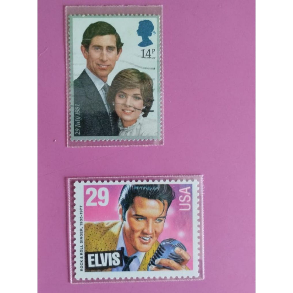 

Perangko/Stamp Pangeran Charles, Elvis dan Belanda Punya
