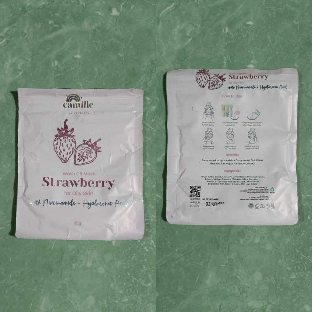 Preloved Masker Camille Strawberry