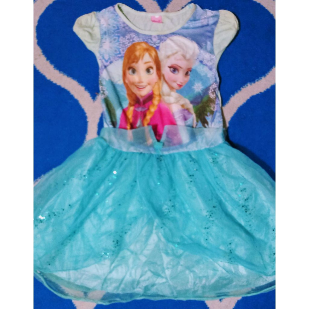 dress anak perempuan karakter princess PL
