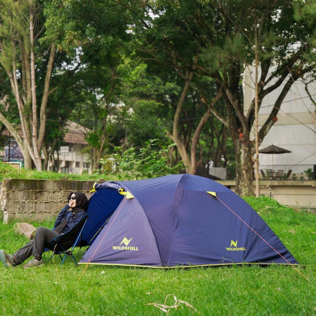 Tenda Camping WILDSHELL JAYADIPA ORIGINAL Model Terbaru Kapasitas 4 Orang