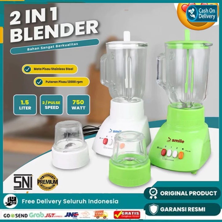 Infico Blender Duo 2 in 1 Buah & Bumbu IBL - 230 K blender kaca terbaik anti pecah new