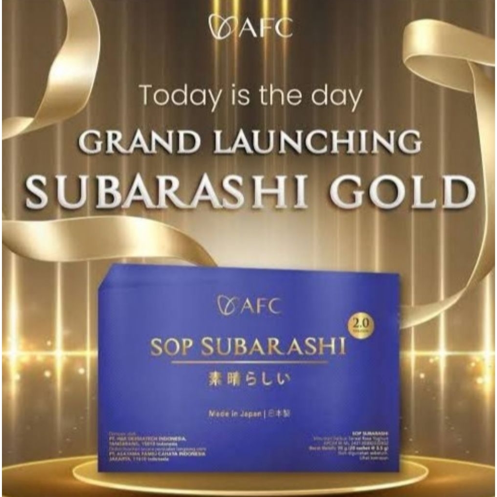 Subarashi GOLD ECER / Sop Subarashi ECERAN