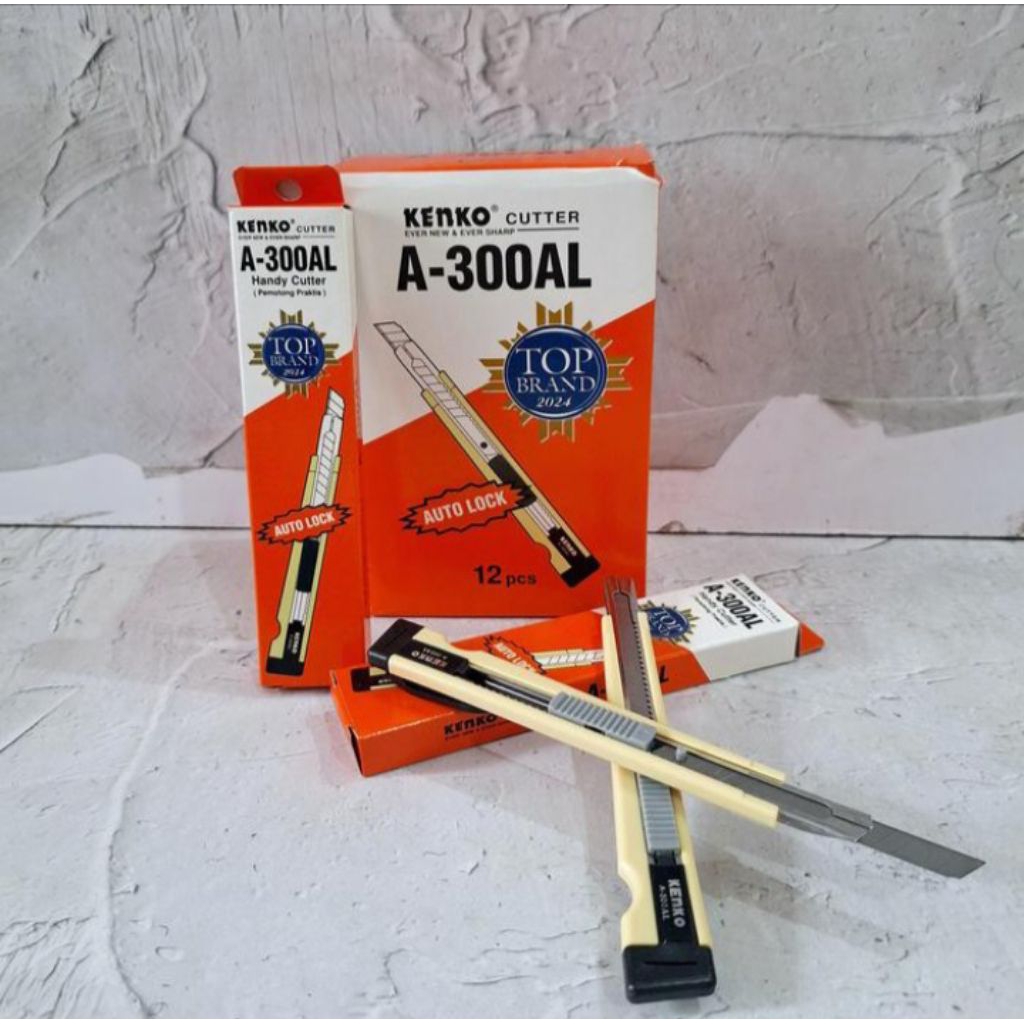 

Kenko Pisau Cutter A-300AL / L-500 - Karton.