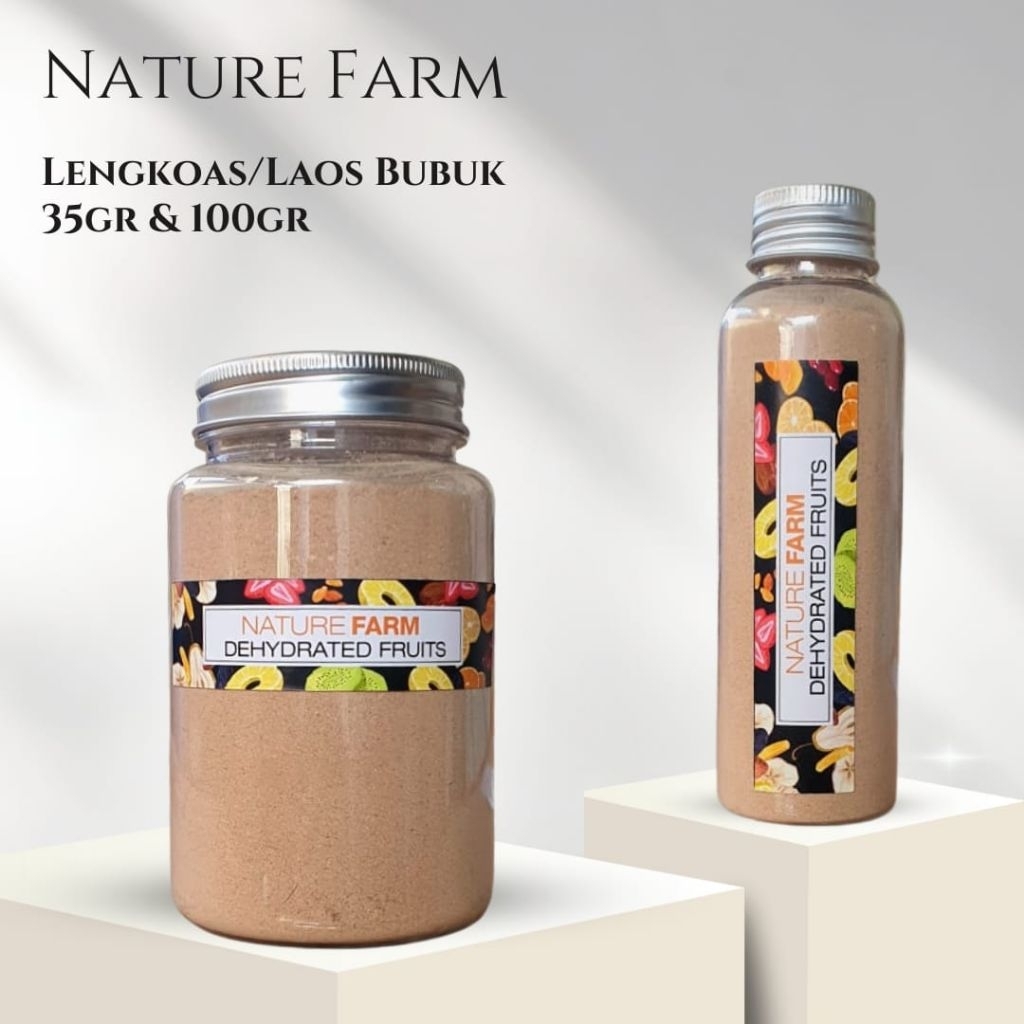 

Nature Farm Premium Laos / Lengkuas Bubuk 35gr 100gr organik murni tanpa campuran