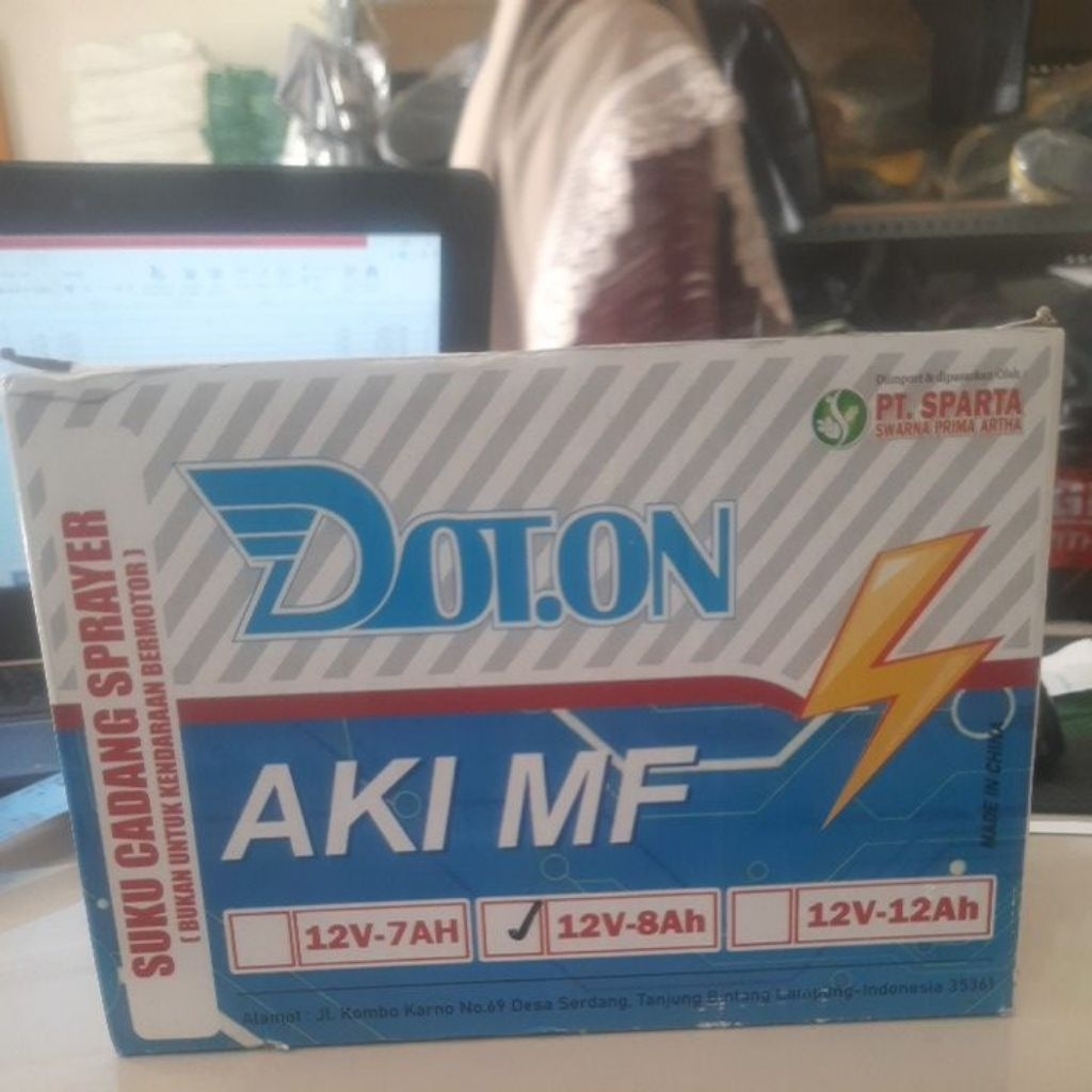 AKI Tangki Sprayer Elektrik Merk DOT.ON