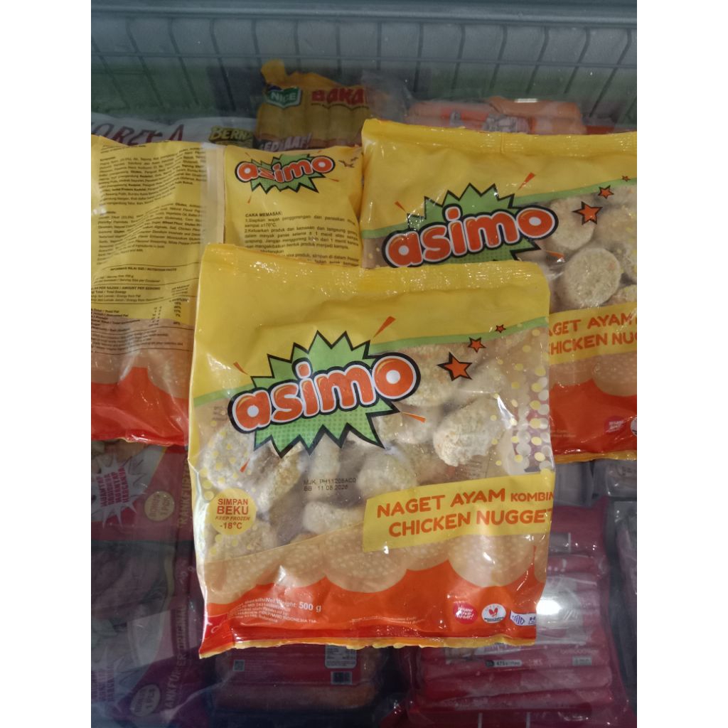 

Asimo Nugget Ayam Kombinasi 500gr