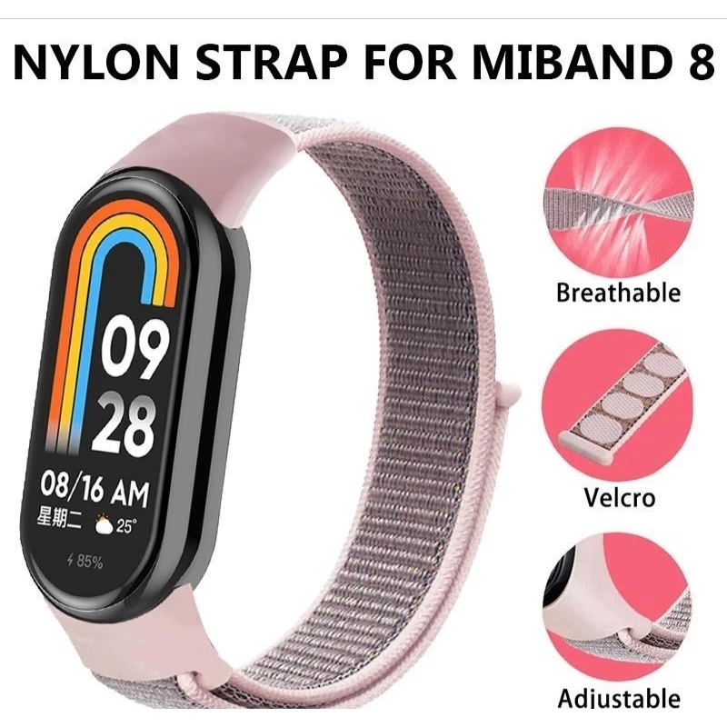 Strap Xiaomi Mi Band10 Nylon Quick Dry Lembut Tali Jam Nilon Mi Band 10