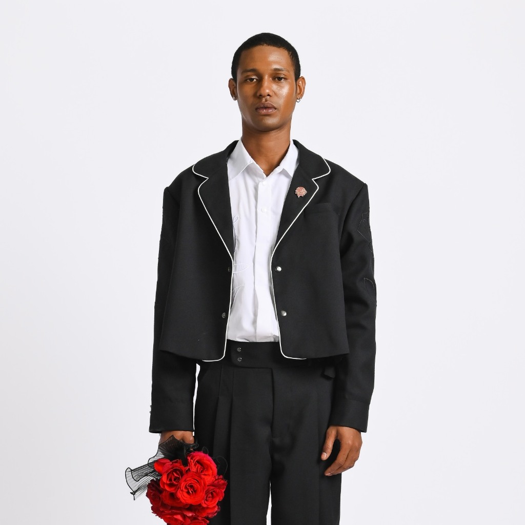 Oxford Society Cowley Blazer Black