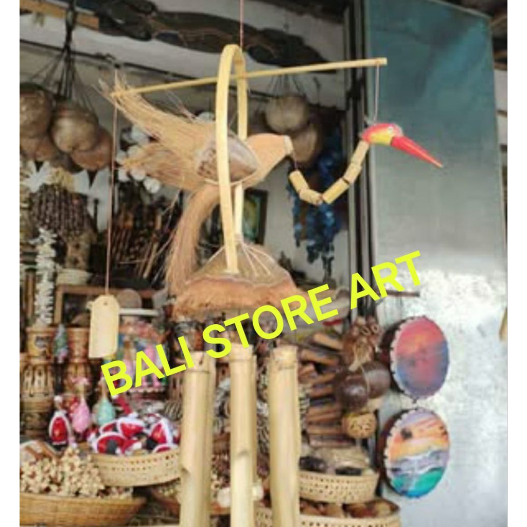 LONCENG ANGIN BAMBU BALI