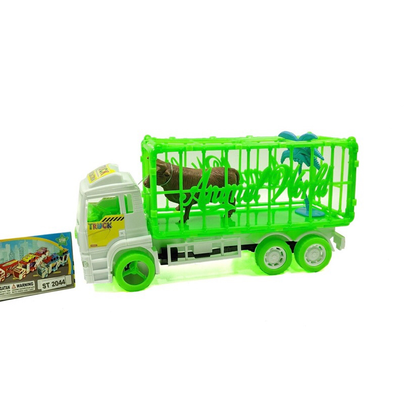 MAINAN ANAK MOBIL MOBILAN TRUK ANGKUT HEWAN - TRUCK BINATANG ST 2044
