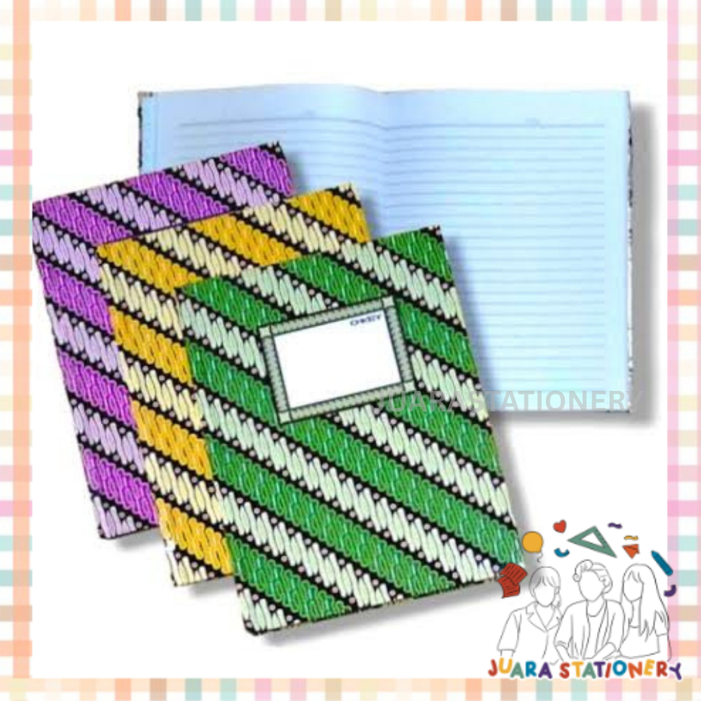 

(1044) Buku Kwarto Okey 200 lembar / Hard Cover Kuarto Buku Bergaris Kwarto