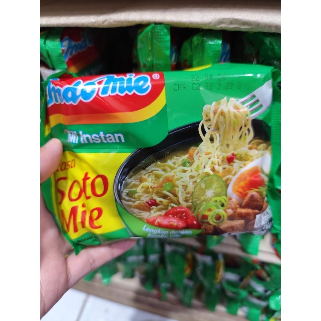 

INDOMIE KUAH -SOTO MIE -AYAM BAWANG -SEBLAK JELETOT -KARI AYAM 1PCS