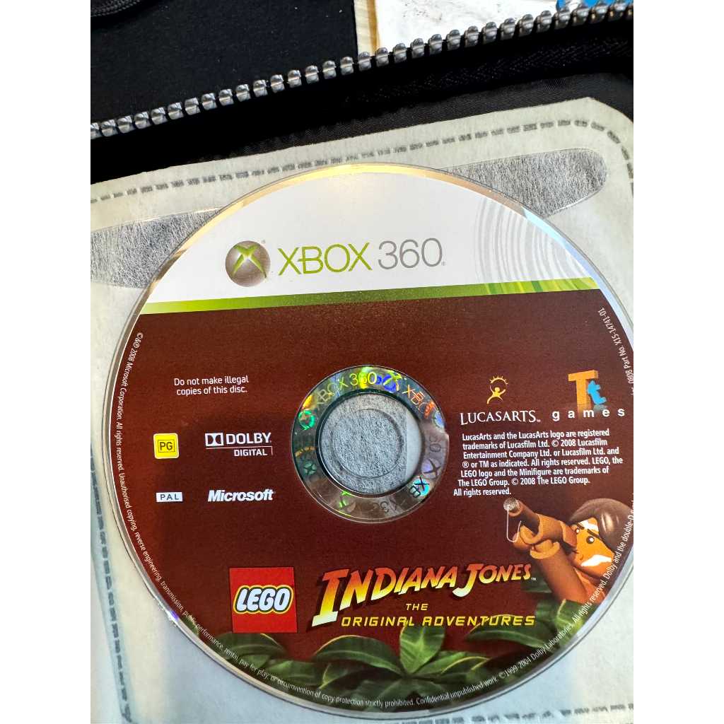KASET XBOX 360 LEGO Indiana Jones The Original Adventures