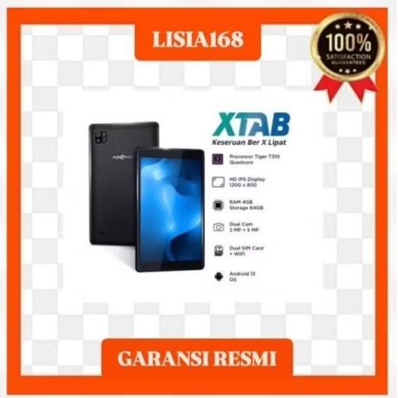 ADVAN XTAB LTE BISA KARTU RAM 4/64 GARANSI RESMI ADVAN