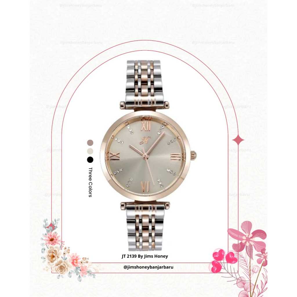 JT2139 JAM TANGAN WANITA JIMS HONEY BANJARBARU