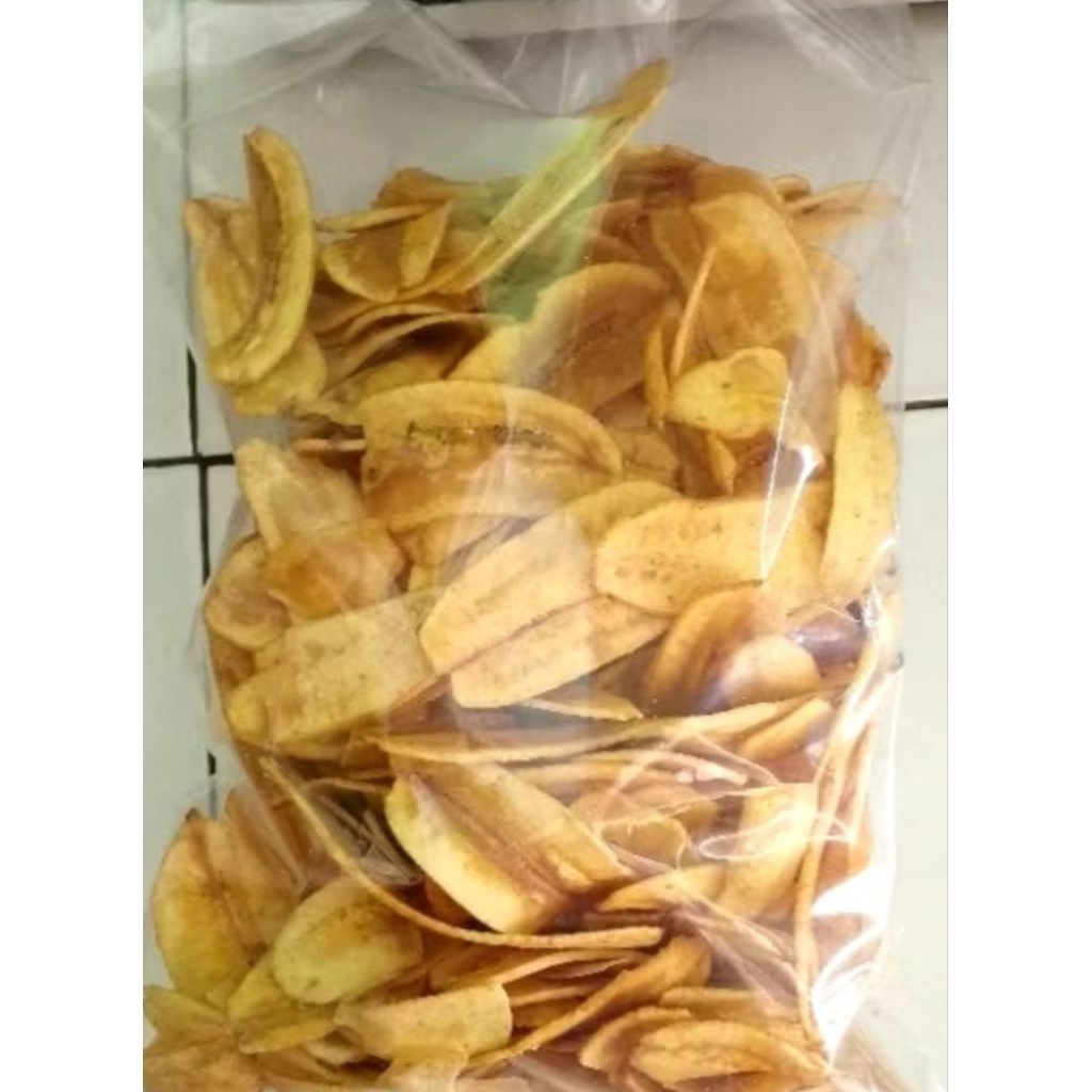 keripik pisang 250 gram gurih renyah Batam cemilan snack batam