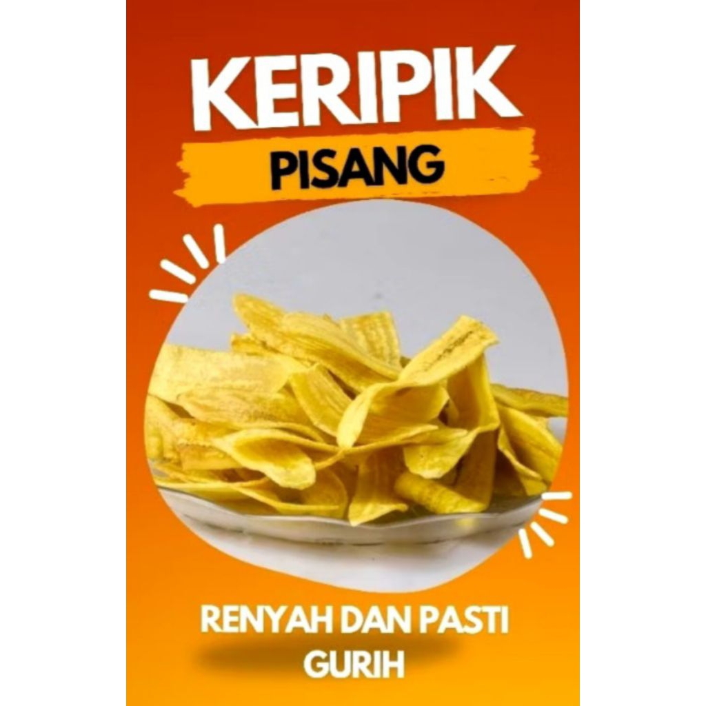 KERIPIK PISANG GURIH RENYAH 250 GRAM SNACK BATAM CEMILAN BATAM READY BATAM