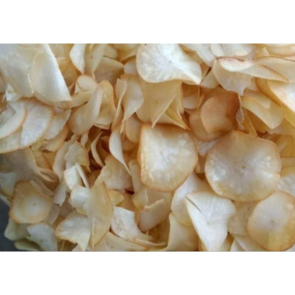 

KERIPIK SINGKONG ASIN GURIH RENYAH 250 GRAM READY BATAM SNACK BATAM CEMILAN BATAM