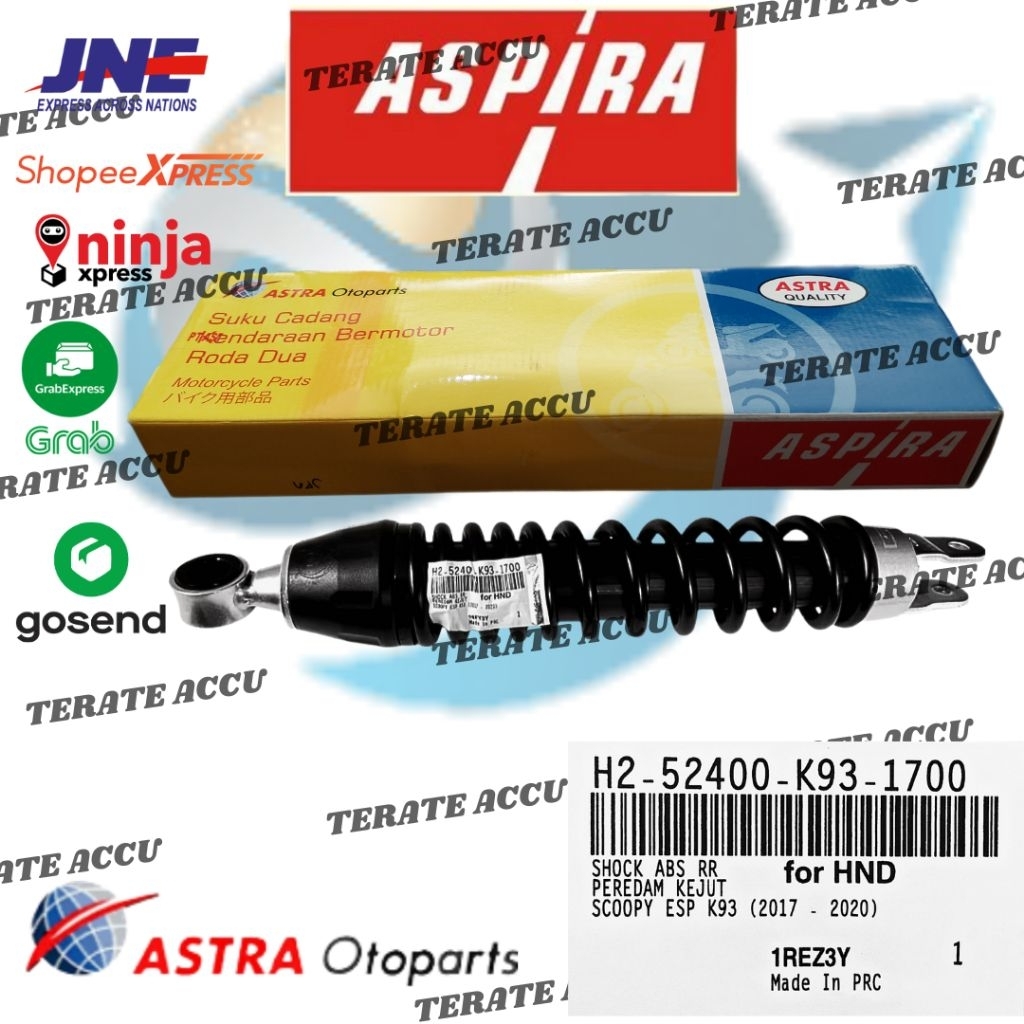 Shock Breaker ASPIRA Scoopy ESP K93 (K93) Original Astra Otopart