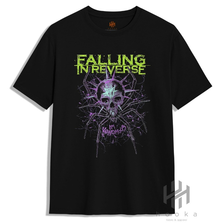 Kaos Falling In Reverse HOOKA Distro Premium Falling In Reverse I'm Venomous