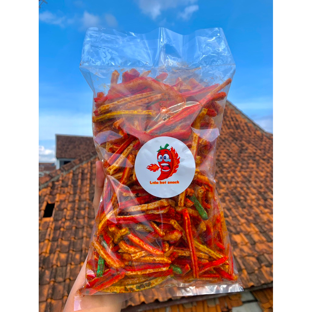 

KERUPUK SEBLAK BETON CIKRUH DAUN JERUK 500 GRAM - KERUPUK SEBLAK BETON BUMBU MELIMPAH DIJAMIN ENAK