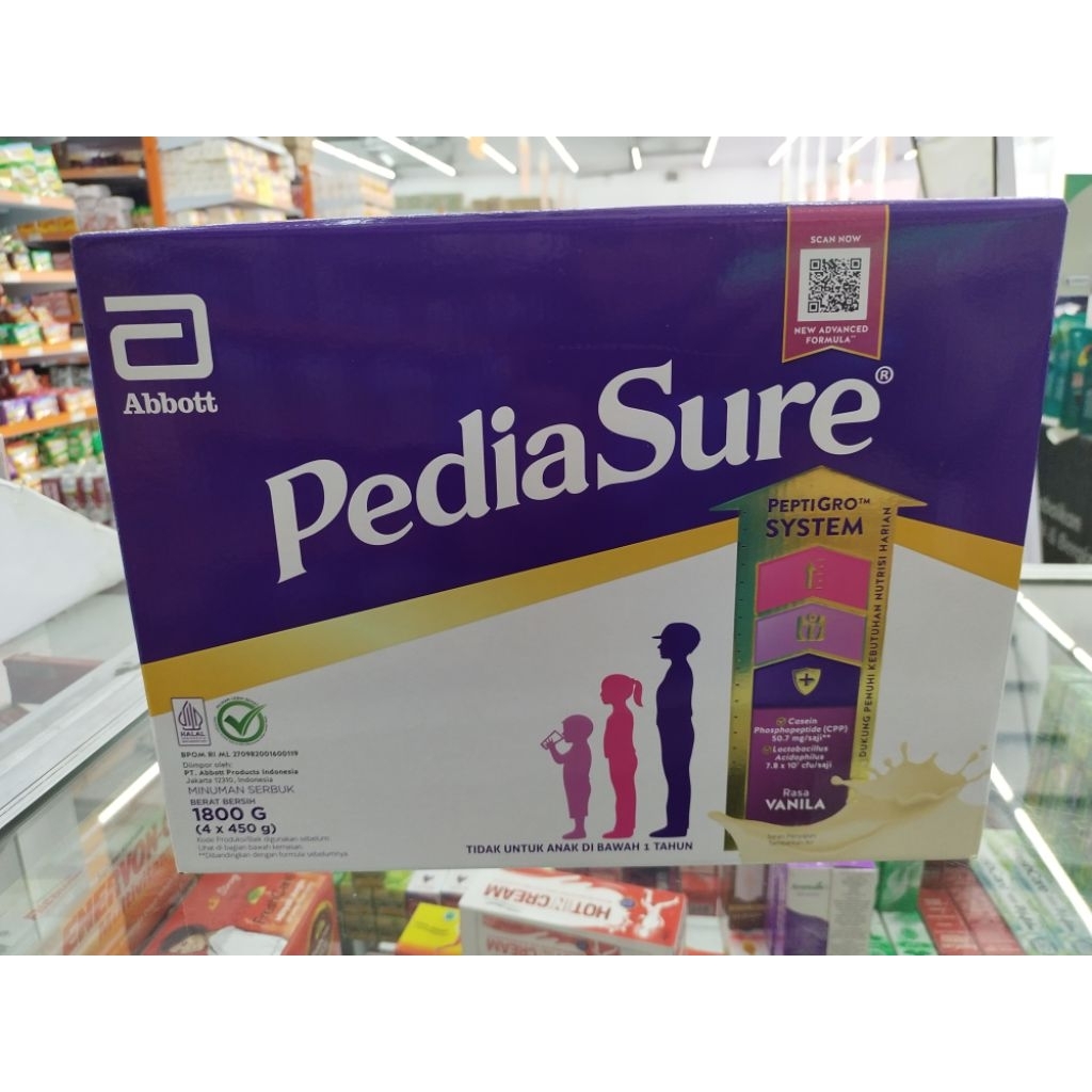 Pediasure Vanila 1800gr(1-10tahun)Susu Pertumbuhan Anak Pediasure