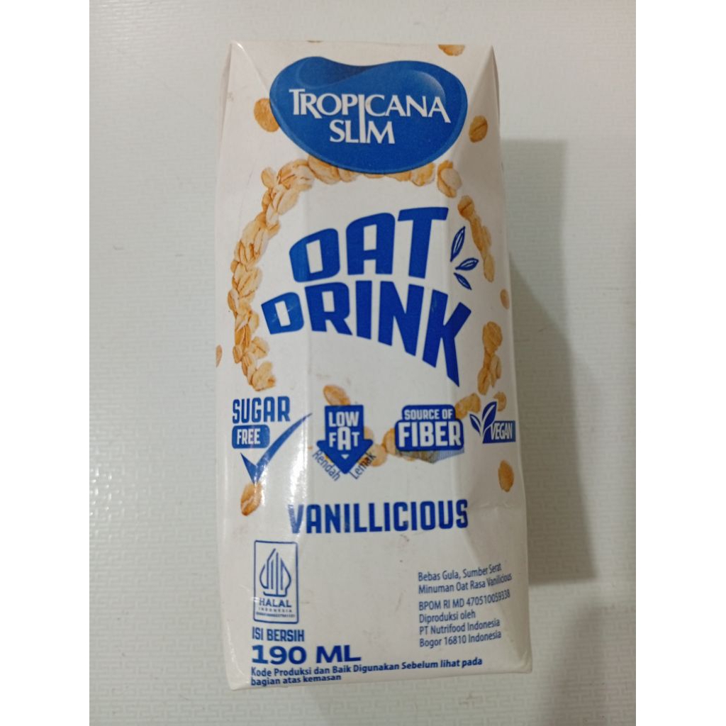 

Tropicana Slim Oat Drink Vanillicious 190ml