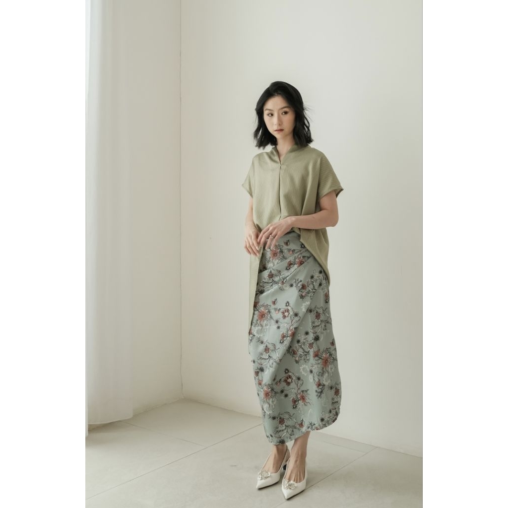 [GEESELLE] ALITHA SKIRT - WRAP SKIRT ROK LILIT PANJANG WANITA ROK SLIT SAMPING JUMBO BIG SIZE SILK F