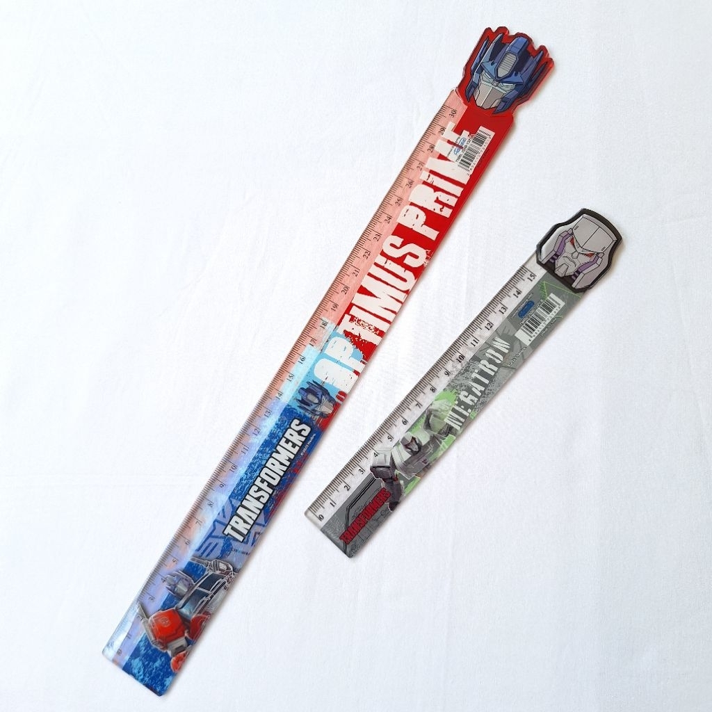 

Transformers Ruler Set 2 Pcs / Penggaris 30 cm 15 cm / Adinata 1321