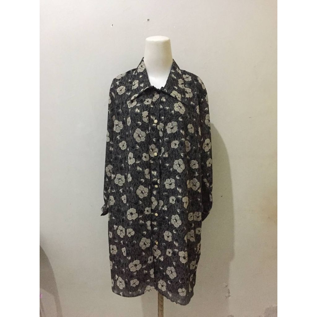 [preloved] tunik bunga bunga
